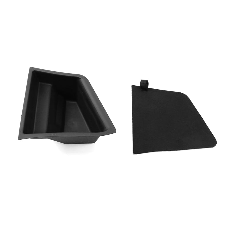 2020-2023 Tesla Model 3 Black Rear Left Side Storage Box TPE ABS 2PCS