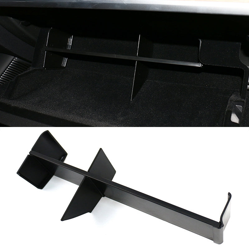2017-2021 Tesla Model Y 3 Black Glove Compartment Storage Organizer PP