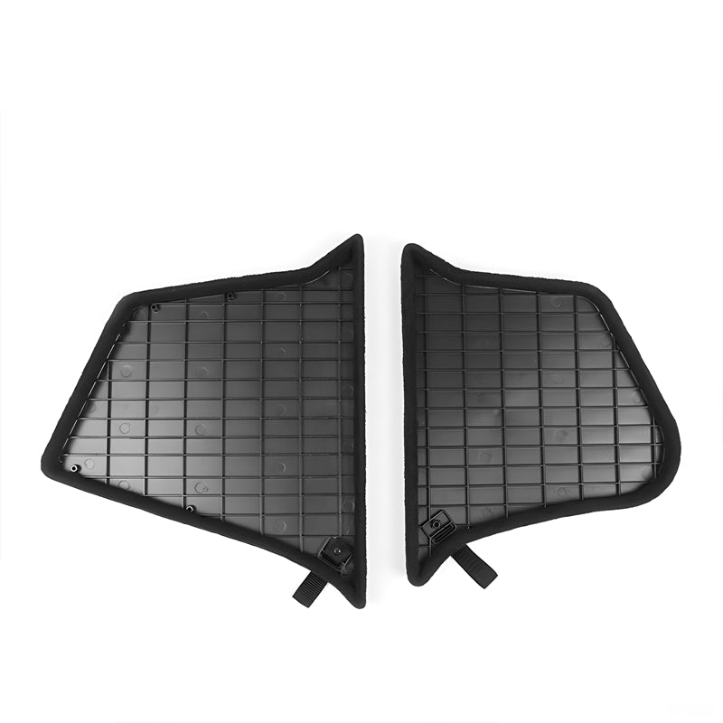 2020-2023 Tesla Model Y Black Rear Left Right Storage Box TPE ABS 4PCS