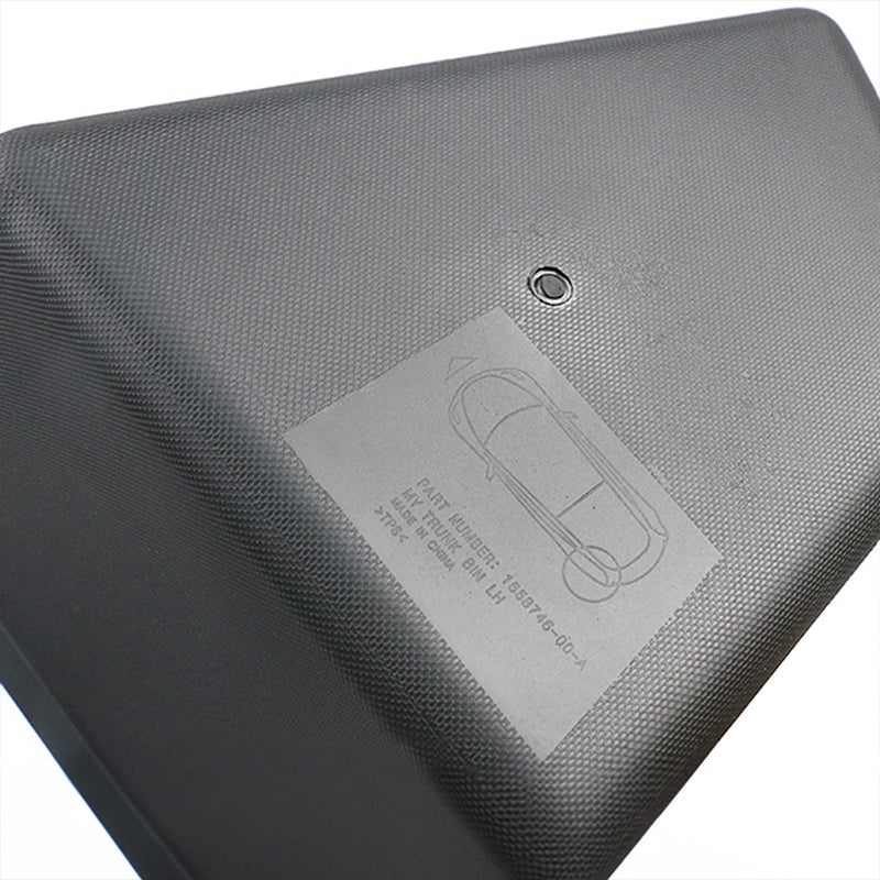 2020-2023 Tesla Model Y Black Rear Left Right Storage Box TPE ABS 4PCS