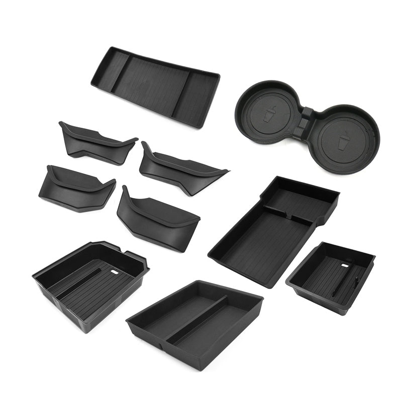 2024-2025 Tesla Model 3 Door Side+Center Armrest+Console Storage Box