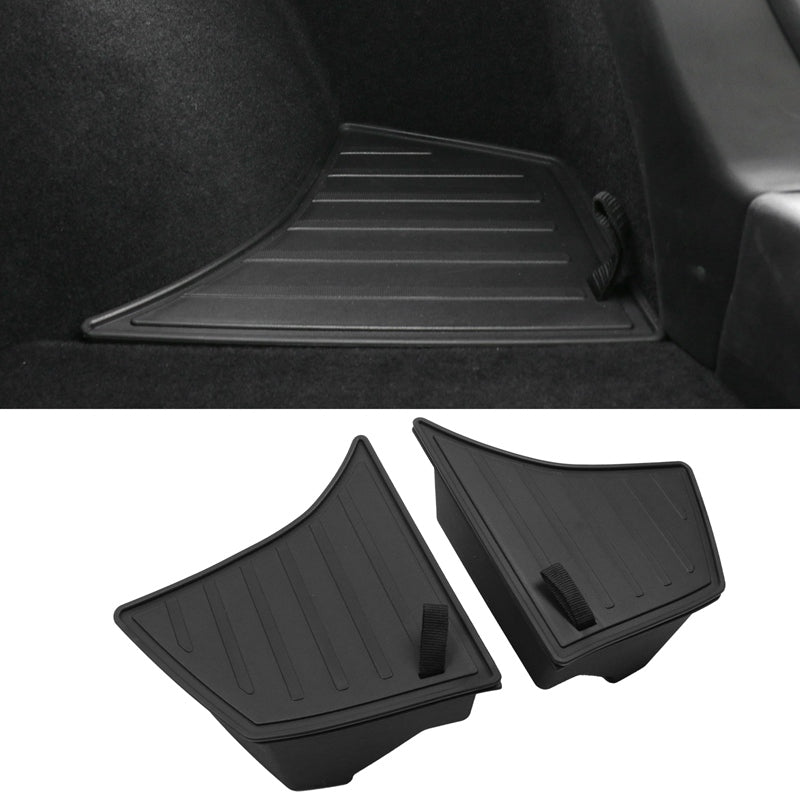2024-2025 Tesla Model 3 Highland Rear Trunk Side Storage Bins Box TPE