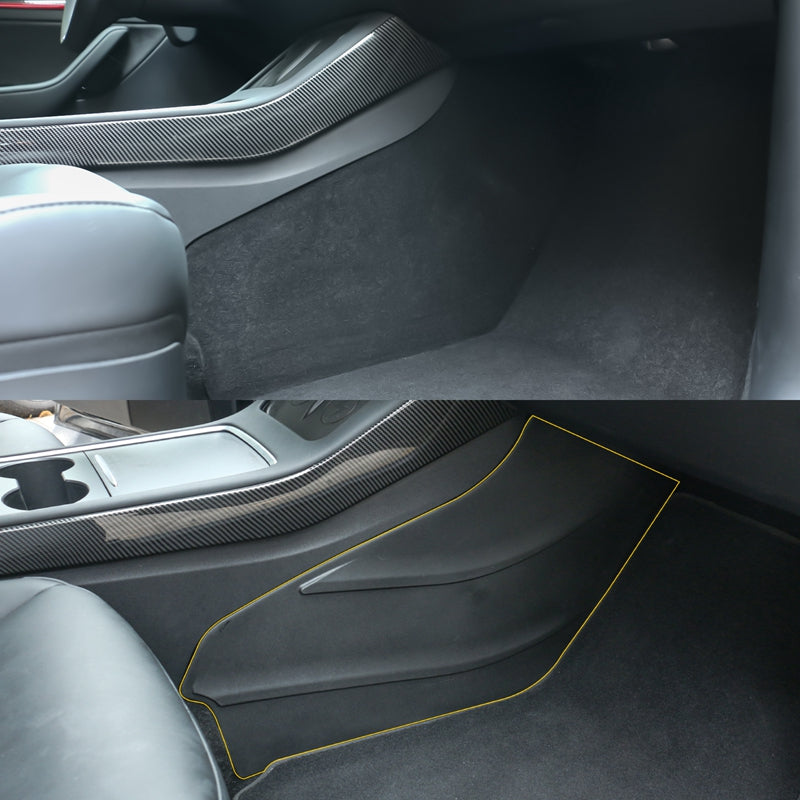 2020-2023 Tesla Model Y Black Anti-kick Pads Protector Injection TPE