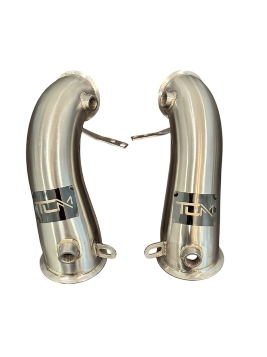 TCM Catless Downpipes Primary S63R 2018 – 2023 BMW M5 & M8 F90 F91 F92 F93
