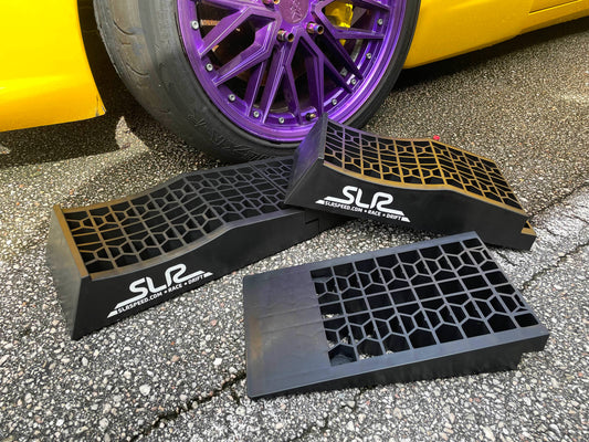 SLR Low Clearance Car Ramps - Split-Style for Easy Jacking