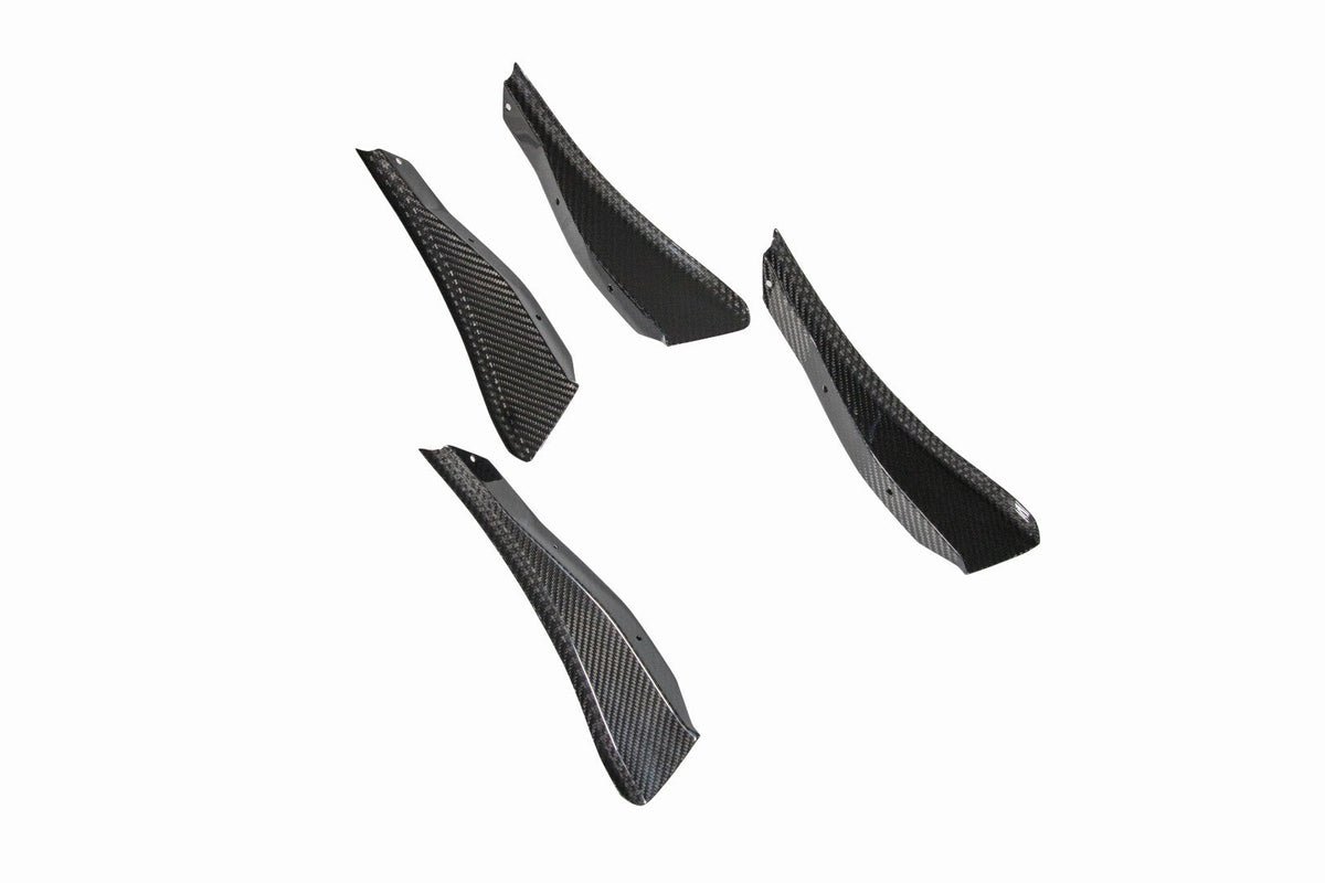 Carbon Fiber Front Bumper Canards - BMW G87 M2