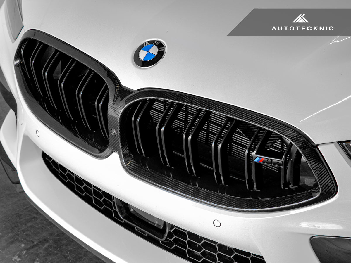 AutoTecknic Replacement Dry Carbon Grille Surround - F9X M8