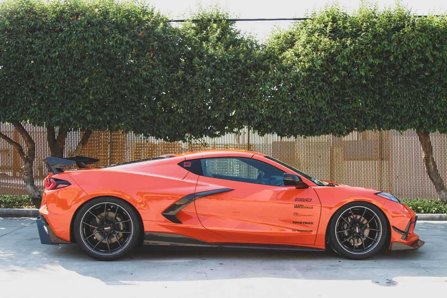 Chevrolet Corvette C8 Carbon Fiber Side Rocker Extensions/ Side Skirt