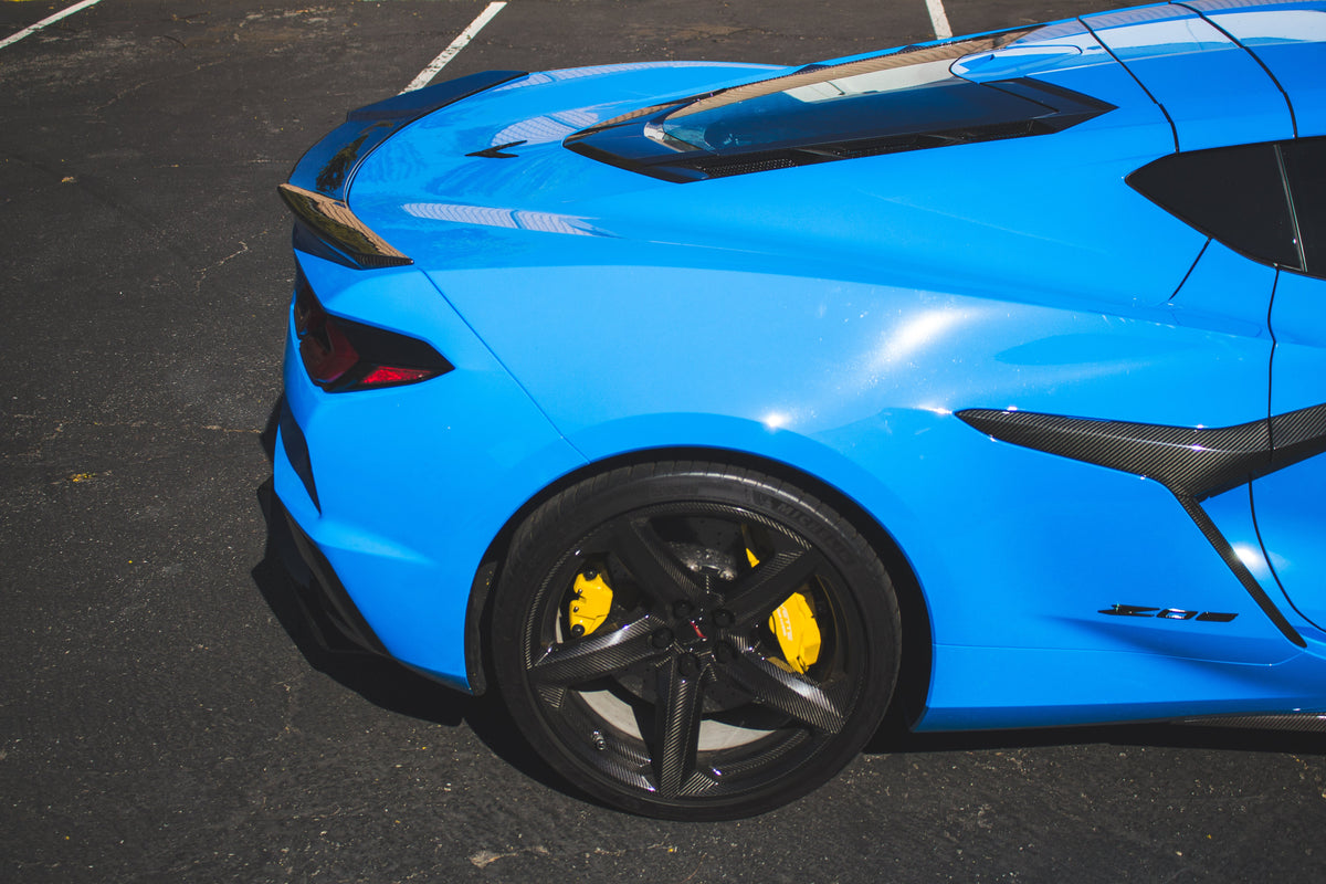 Carbon Fiber Rear Spoiler Delete - Chevrolet Corvette C8 Z06