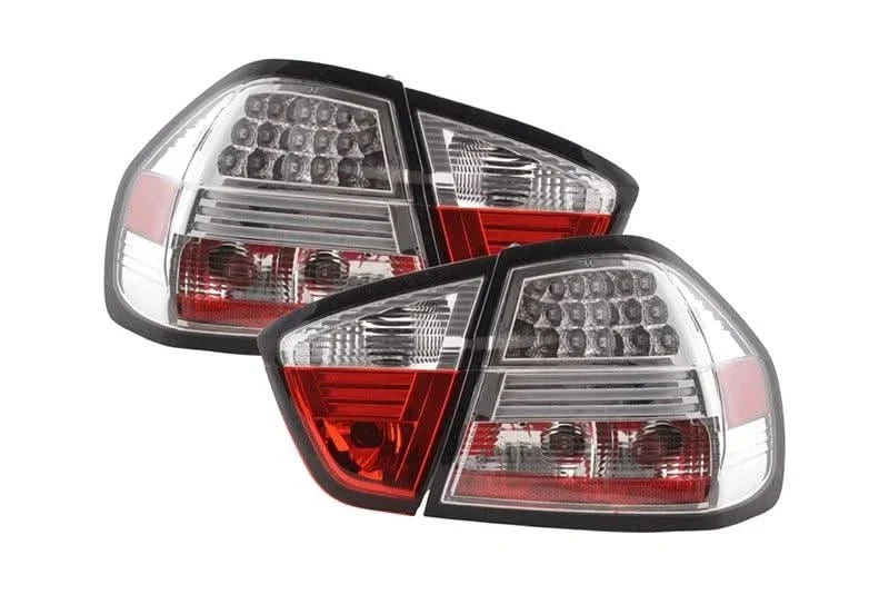 BMW 3-Series E90 Sedan OE Style Chrome LED Taillights(2005-2008)
