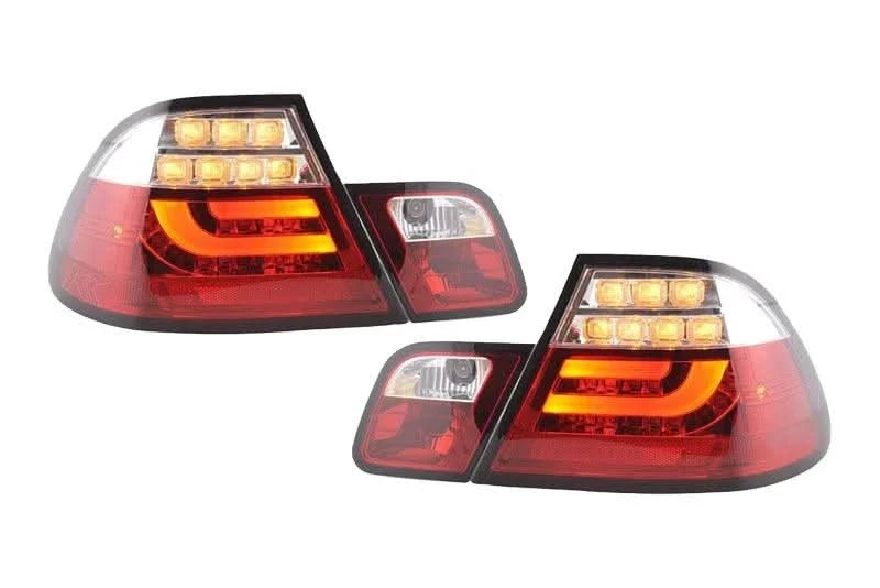 BMW 3-series E46 Coupe Red LED LightBar Taillights Set (1999-2002)