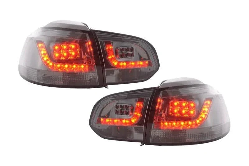 VW Golf Mk6 GTI LED Clear Smoked Tail Lights V2 (2008-2014)