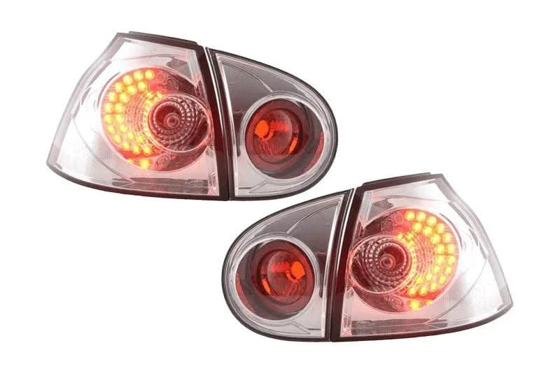 VW Golf 5 Mk5 OEM Style Chrome Tail Lights (2003-2008)