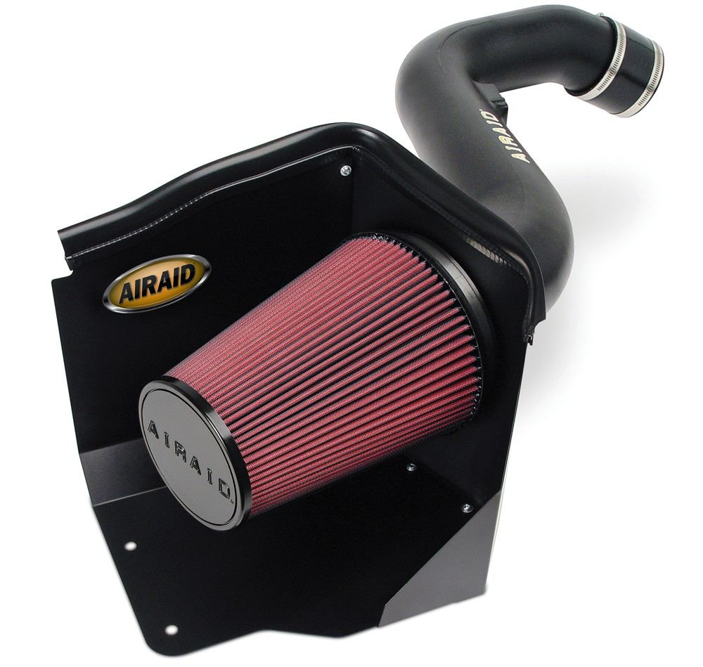 Airaid 2007 Chevy Duramax/04-05 GMC Duramax 6.6L LLY CAD Intake System w/ Tube (Oiled / Red Media) 200-154