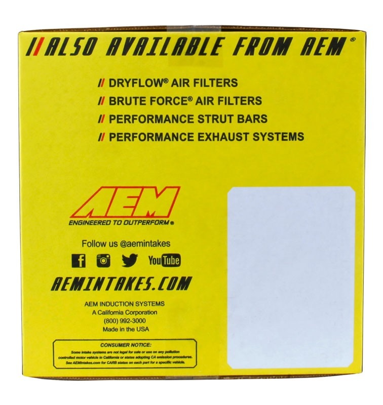 AEM Induction AEM 14-15 Chevrolet Cruze 2.0L - Cold Air Intake System - Gunmetal Gray 21-741