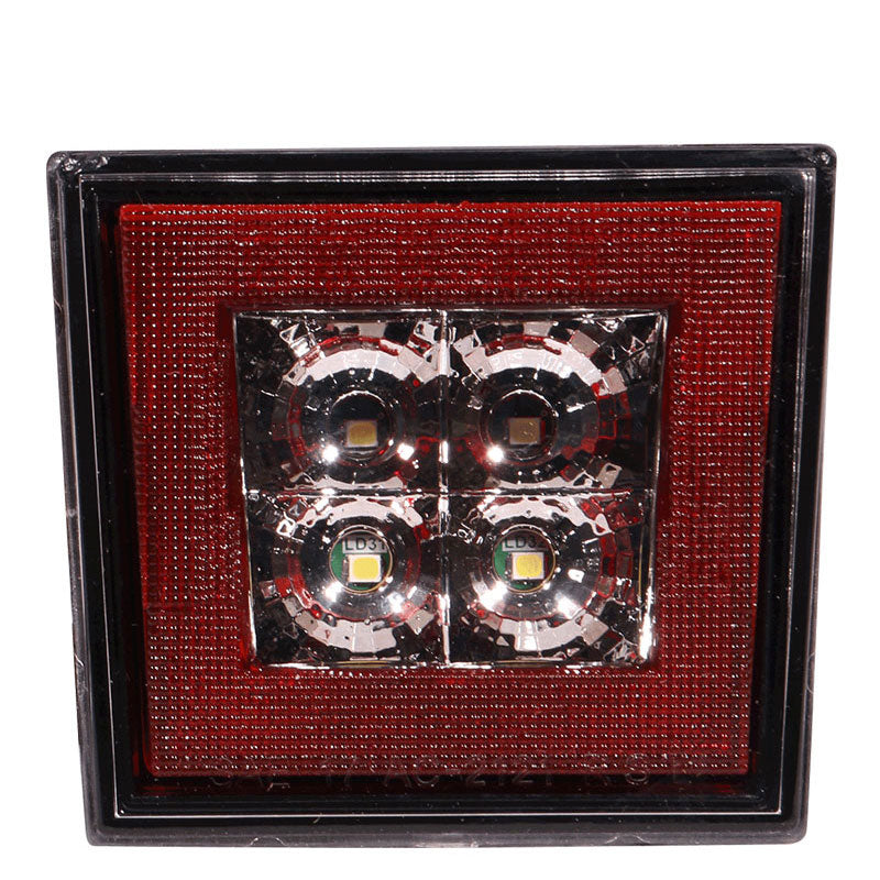 Universa Square Red LED Rear Tail Third 3RD Brake Lights