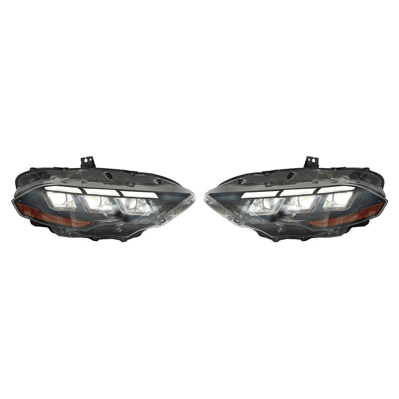 2018-2023 Ford Mustang EcoBoost GT V6 2024 Style Front Head Light Lamp
