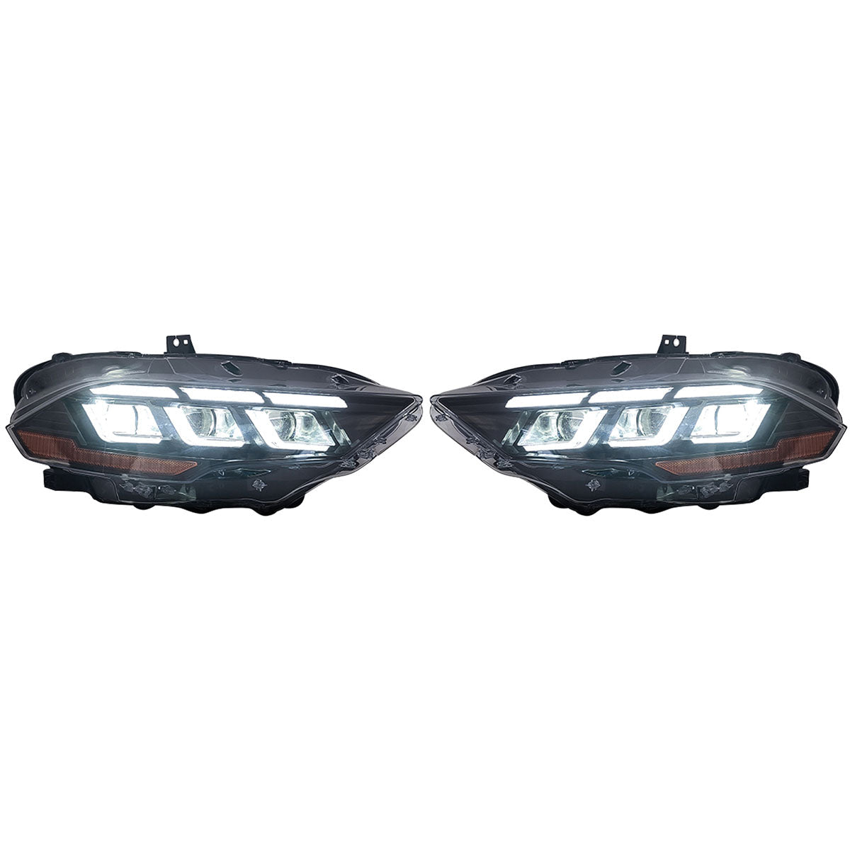 2018-2023 Ford Mustang EcoBoost GT V6 2024 Style Switchback Headlights