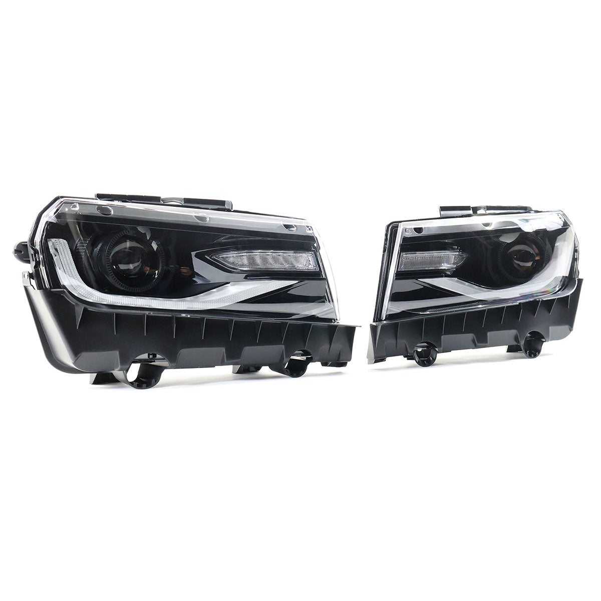 2014-2015 Chevrolet Camaro 6th Gen Style Projector DRL LED Headlights