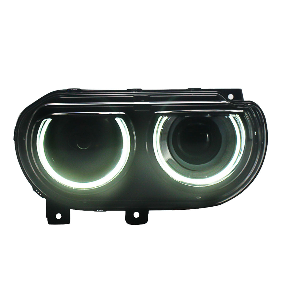 Fits 08-14 Dodge Challenger Headlights w/ Sequentail Dual Beam