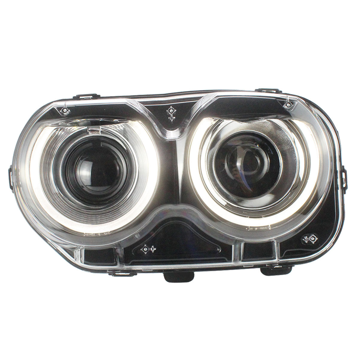 Fits 15-23 Dodge Challenger Sequential LED Halo DRL  Headlights