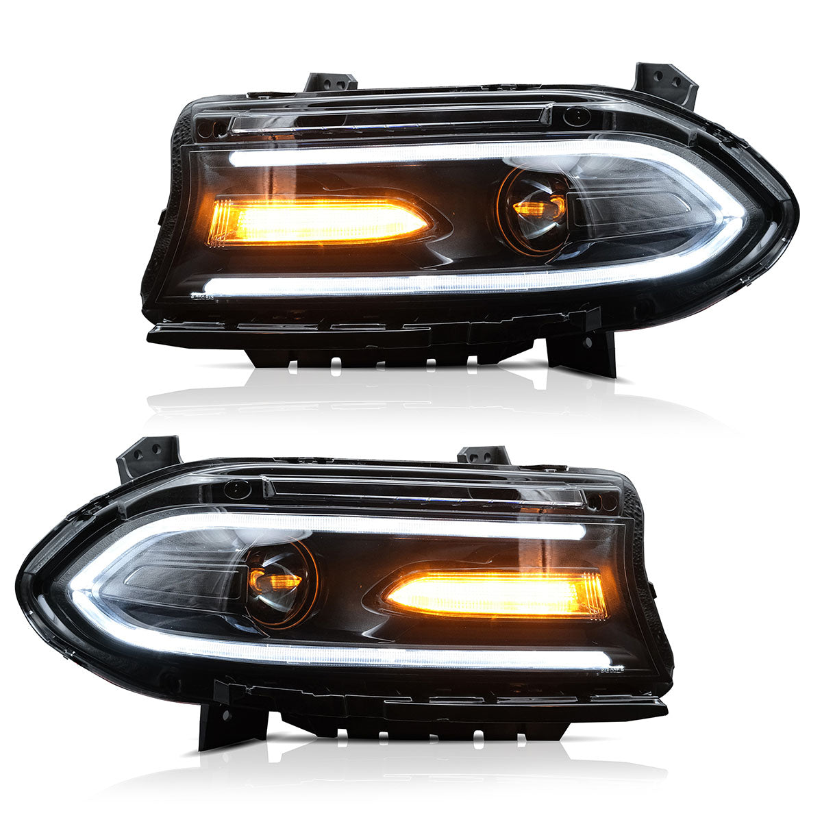 2015-2023 Dodge Charger DRL LED Headlights Left Right Side w/ 7 Colors