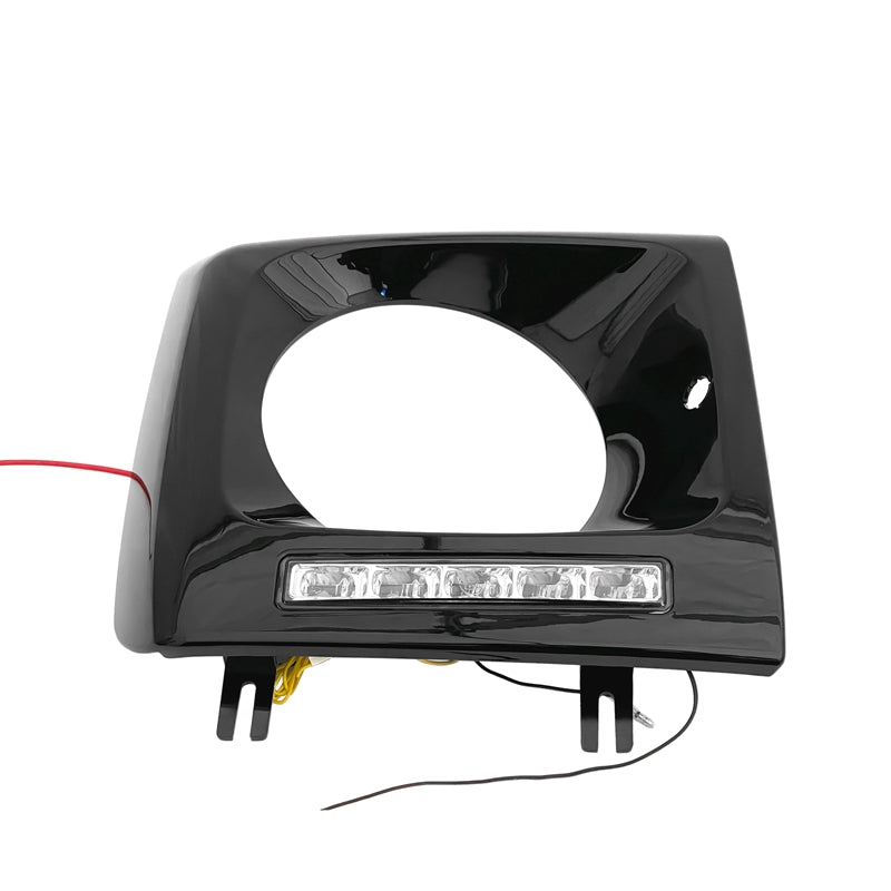 1990-2018 Benz W463 G500 G550 G55 G63 G65 Gloss Black Headlight Bezels