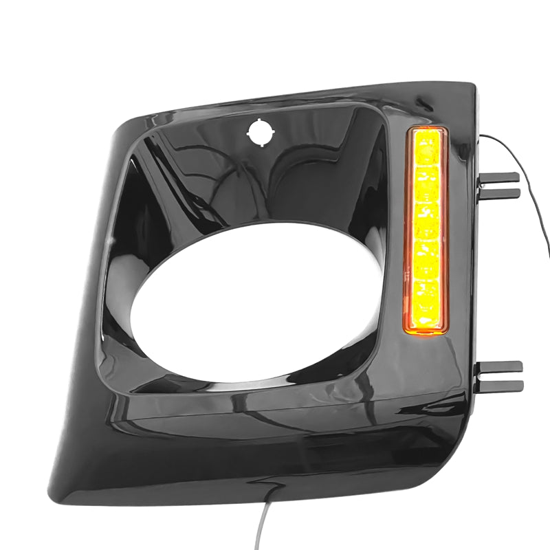 1990-2018 Benz W463 G500 G550 G55 G63 G65 Gloss Black Headlight Bezels