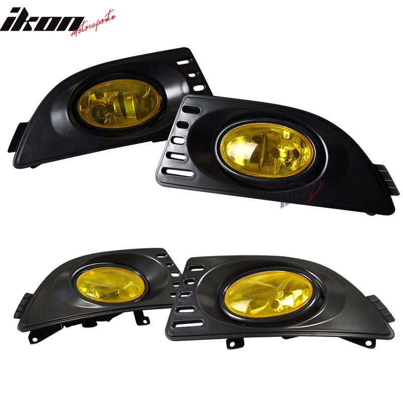 2005-2007Â Acura RSX Yellow Lens Bumper Fog Lights Lamps RH LH Driving