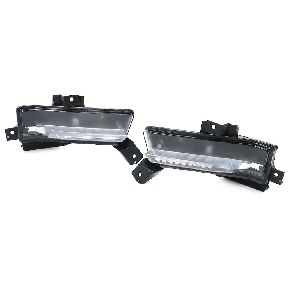 2016-2018 Chevy Camaro SS Black Housing Clear Lens Fog Lights Lamp ABS
