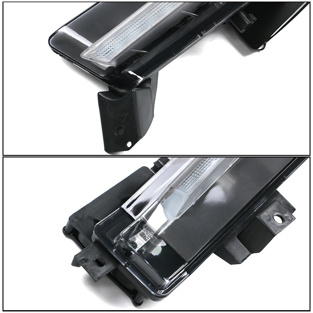 2016-2018 Chevy Camaro SS Black Housing Clear Lens Fog Lights Lamp ABS