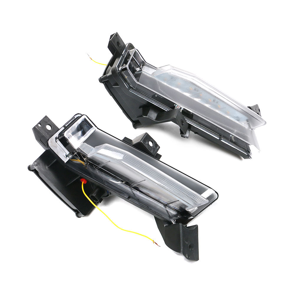 2016-2018 Chevy Camaro SS Fog Lights w/ Amber Truning Signal ABS PC