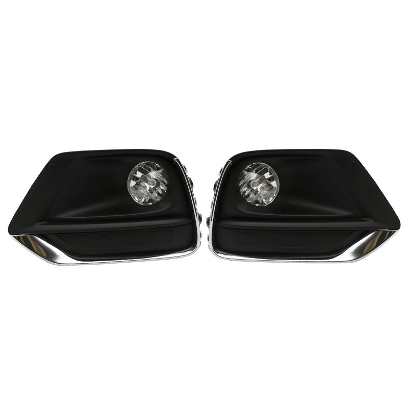 2017-2021 Chevy Trax Fog Light Foglight Kit Fog Lamp w/ Chrome Trim