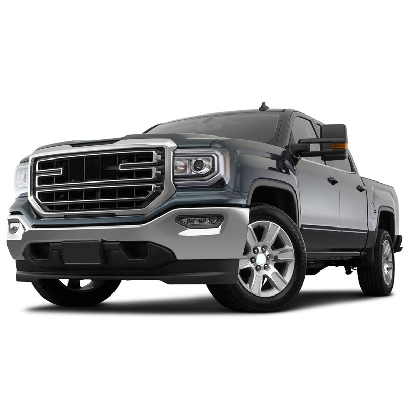 2016-2019 Sierra 1500& Silverado 1500 Clear Lens Fog Lights Pair ABS
