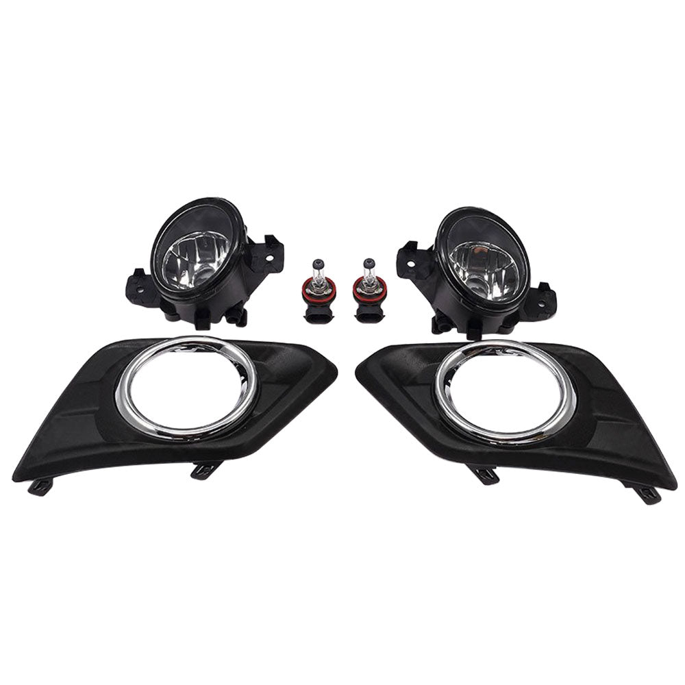 2014-2016 Nissan Rogue OE Style 2PCS Fog Lights Lamps W/Clear Lens