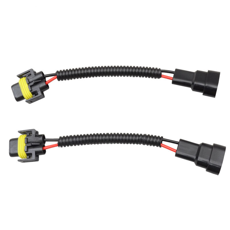 9006 Bulb To H11 H8 Headlight Fog Light Wiring Plug Adapter Harness