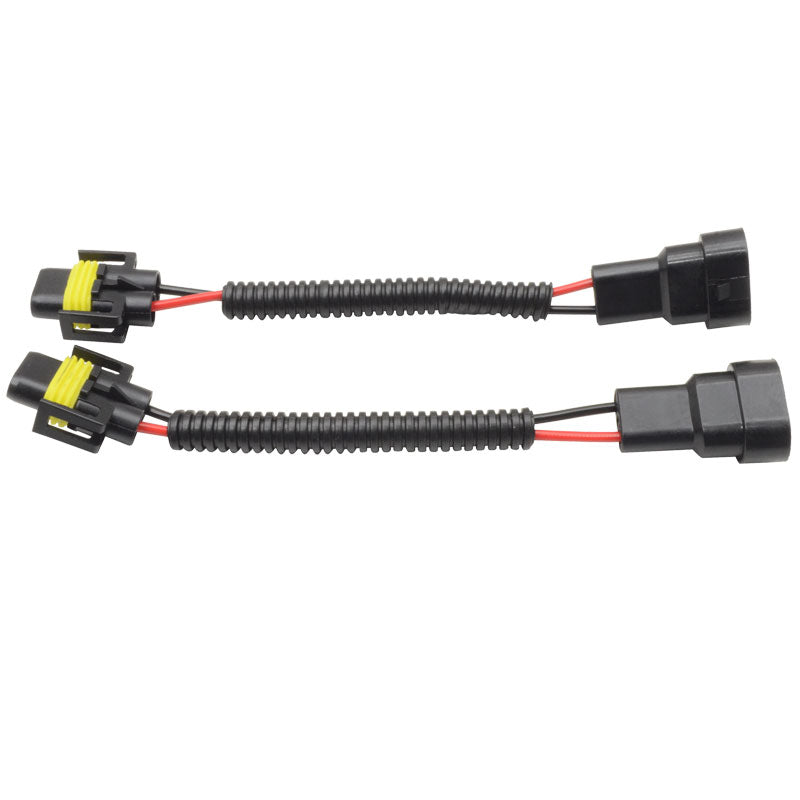 9006 Bulb To H11 H8 Headlight Fog Light Wiring Plug Adapter Harness