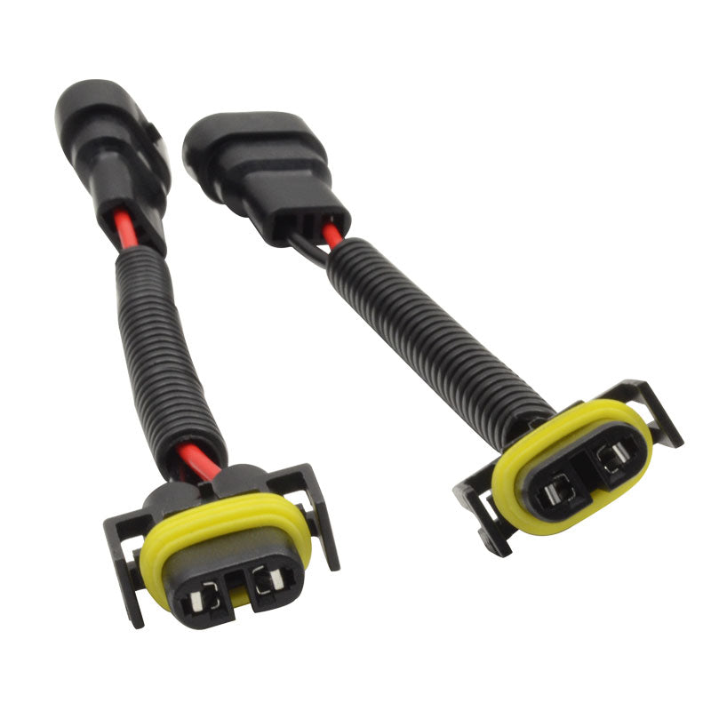9006 Bulb To H11 H8 Headlight Fog Light Wiring Plug Adapter Harness