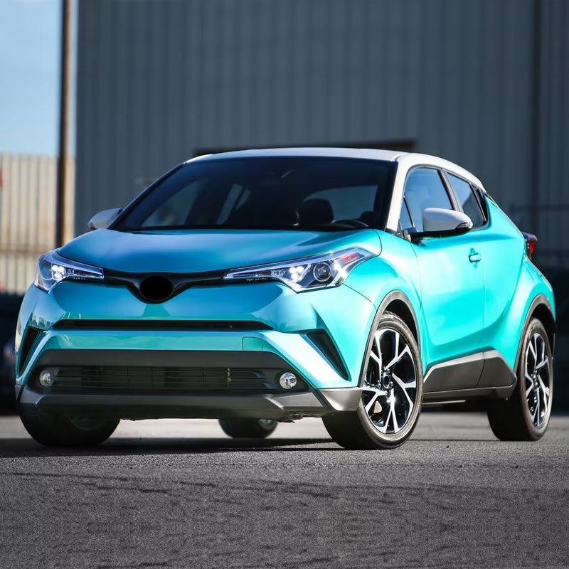 2017-2019 Toyota C-HR Black Housing Clear Lens Fog Lights Kit ABS
