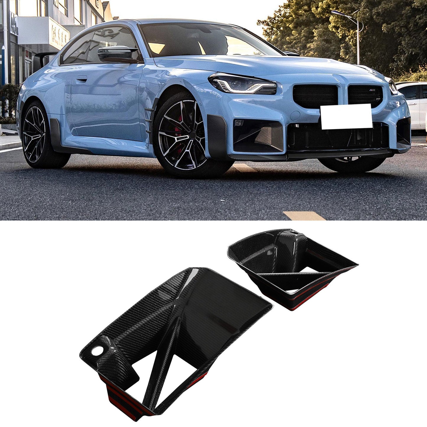 2023-2024 BMW G87 M2 M Performance Style Fog Light Cover