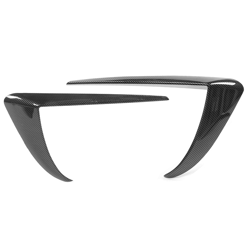 2017-2023 Tesla Model 3 Carbon Fiber Print IKON Style Fog Light Trims