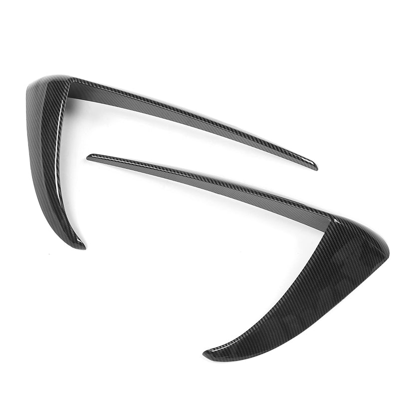 2017-2023 Tesla Model 3 Carbon Fiber Print IKON Style Fog Light Trims