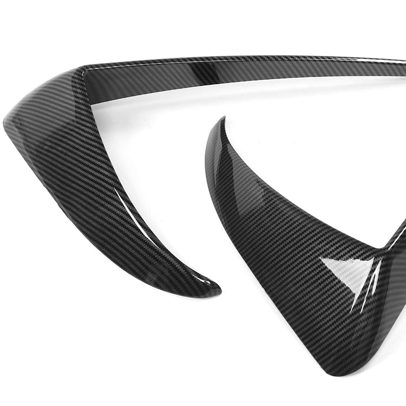 2017-2023 Tesla Model 3 Carbon Fiber Print IKON Style Fog Light Trims