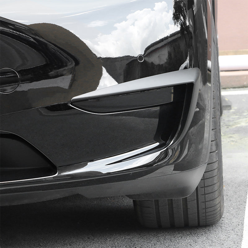 Fog Light Trims for 2020-2023 Tesla Model Y, IKON Style ABS Plastic 2P
