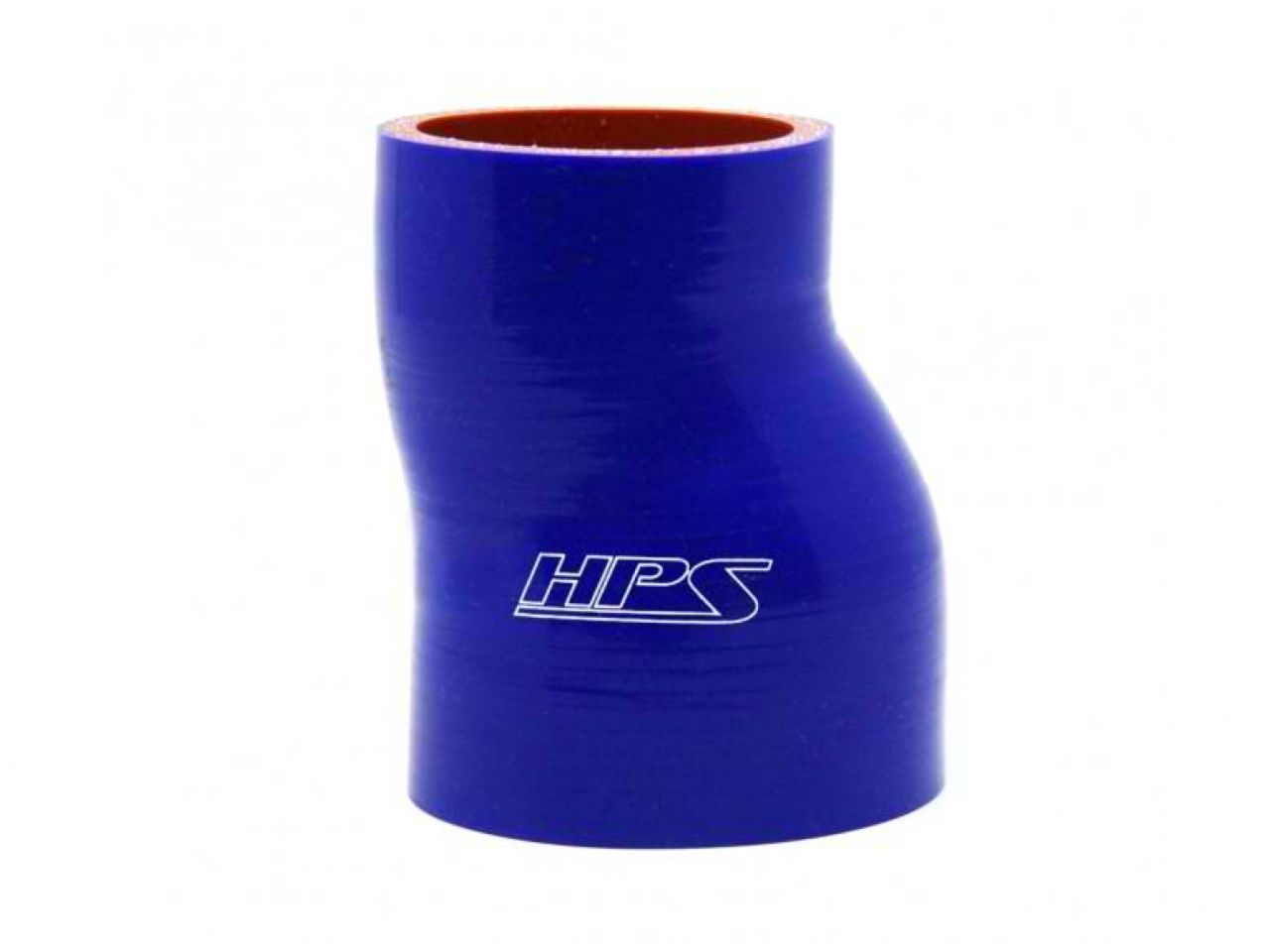 HPS 3-1/2" - 4" ID, 4" Length, Silicone Offset Straight Reducer Coupler Hose, High Temp 4-ply Reinforced, 89mm - 102mm ID, Blue