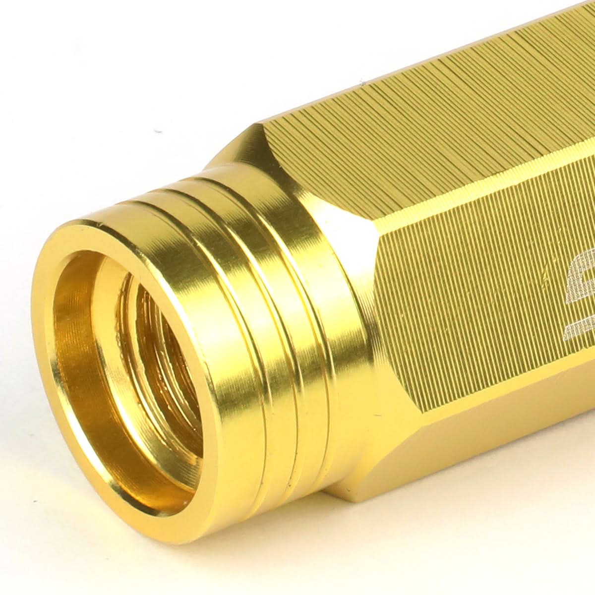 Aluminum Acorn Extended Lug Nuts M12 x 1.5 Gold 20pc Set