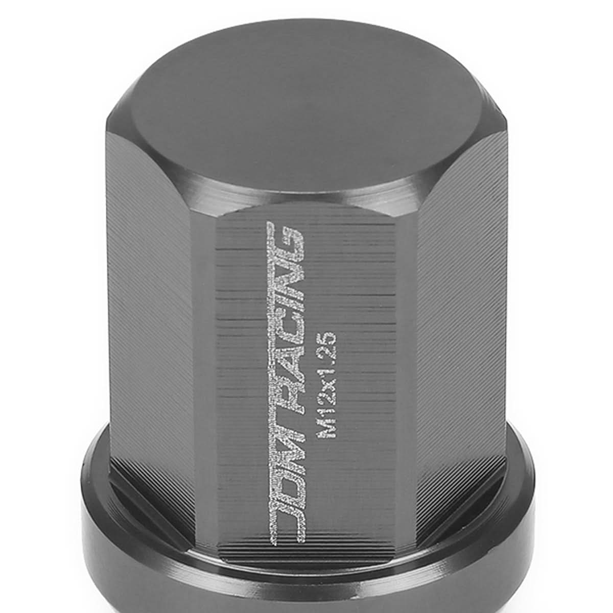 M12 x 1.25 Acorn Style Closed End Lug Nuts 20pc Set - Aluminum