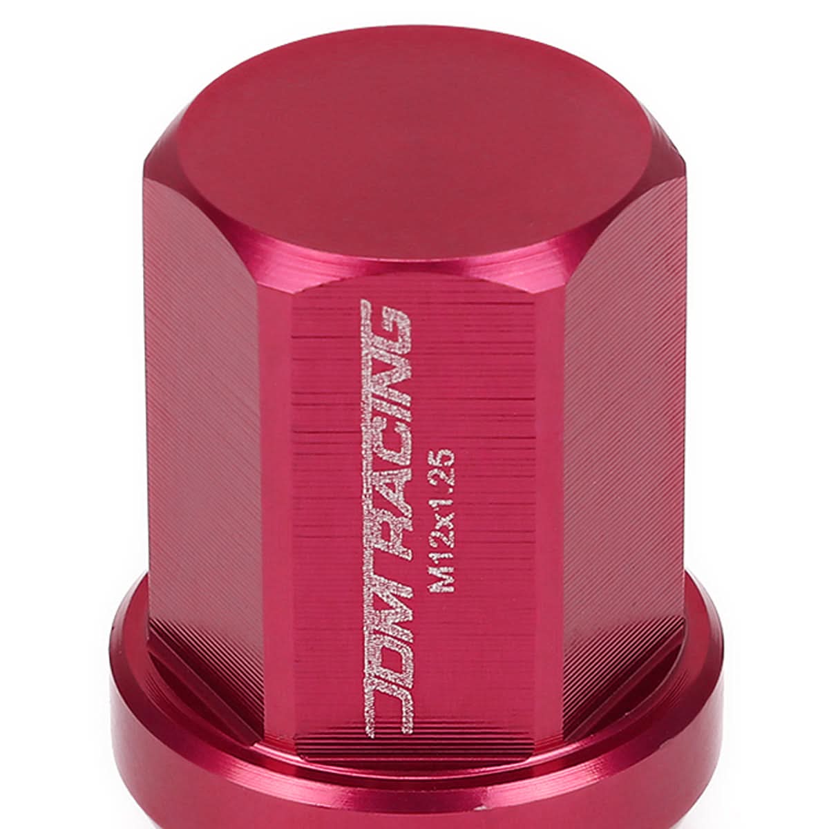 M12 x 1.25 Acorn Style Lug Nuts - 20pc Set Pink Aluminum