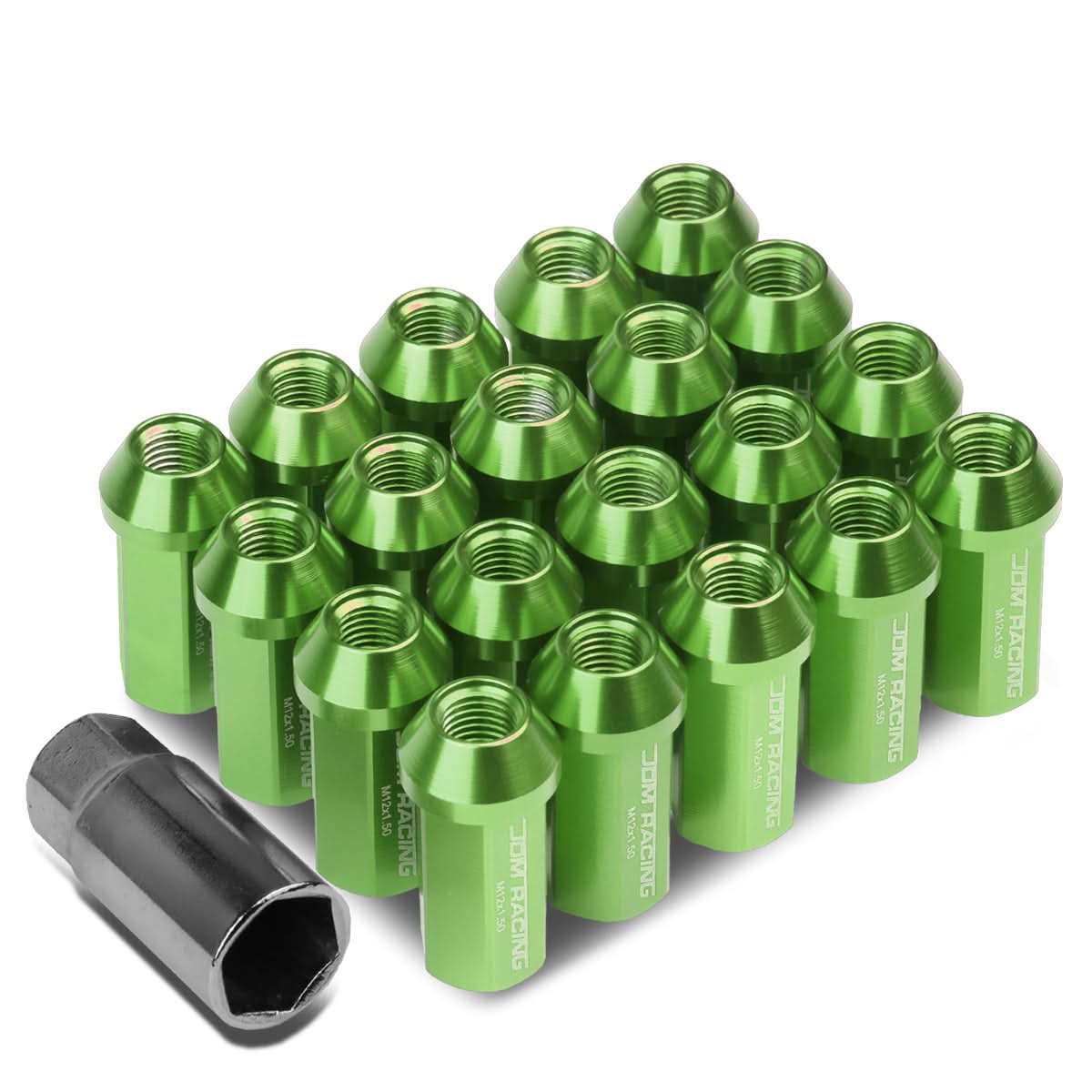 M12 x 1.5 Acorn Style Extended Lug Nuts - Aluminum