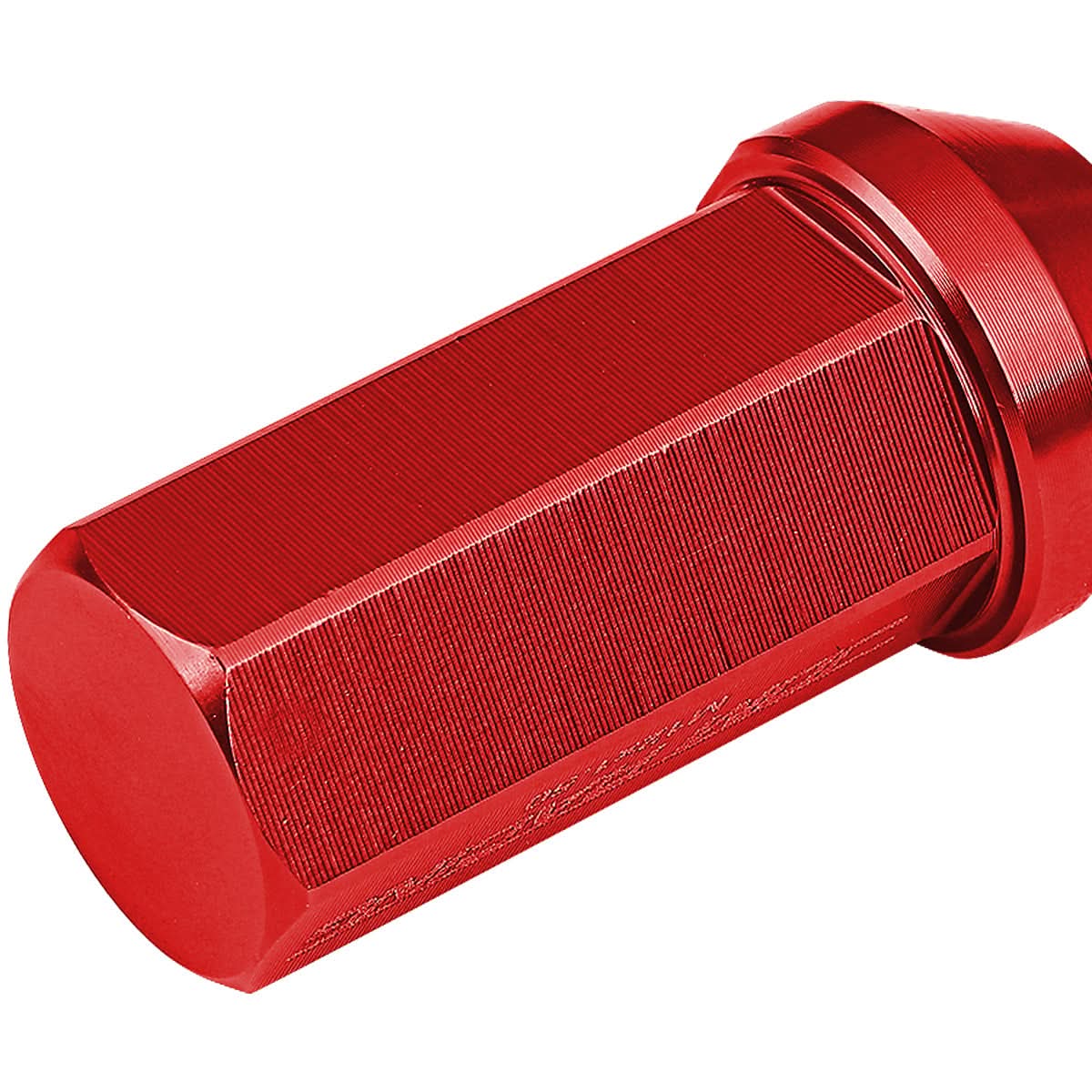 Acorn Style Extended Lug Nuts M12 x 1.5 Red Aluminum 20PCS